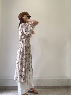「カシュクール」｜「アイテム（ビーチサンダル）」を使った、__rp02さん（レディース・160cm）の夏コーディネート