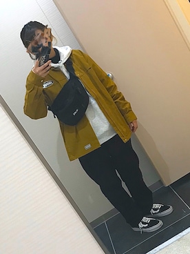 「LIVE」｜「アイテム（ジャケット/アウター）」を使った、はるかさん（レディース・157cm）の冬コーディネート