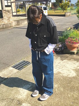 「ENTRA（エントラ）のアイテム」を使った、はるかさん（レディース・157cm）の春コーディネート