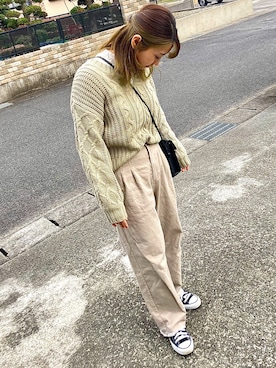 はるかさん（レディース・157cm）の冬コーディネート