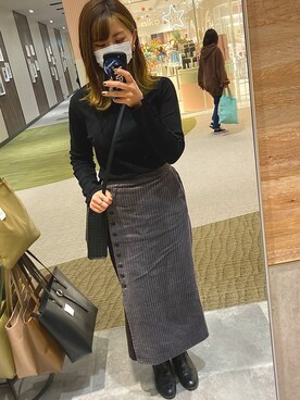 はるかさん（レディース・157cm）の冬コーディネート