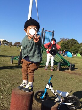 HAREさん（キッズ・90cm）の秋コーディネート