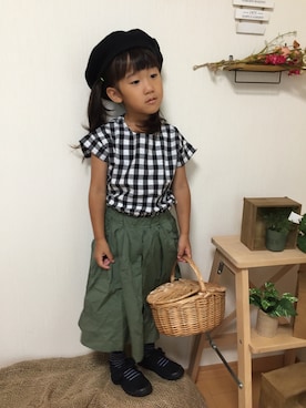 「ギャップキッズ」｜kotofukuさん（キッズ・110cm）の夏コーディネート
