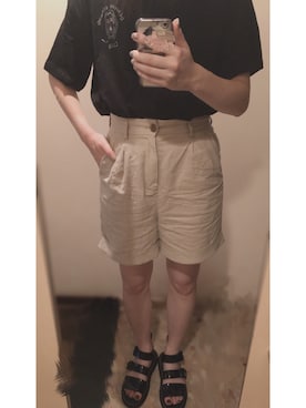「LOWRYS FARM（ローリーズファーム）のアイテム（セットアップ）」を使った、⚡️さん（レディース・172cm）の夏コーディネート