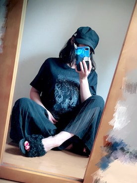 「CORTES WORKS（コルテスワークス）のアイテム」を使った、麗美さん（レディース・159cm）の秋コーディネート