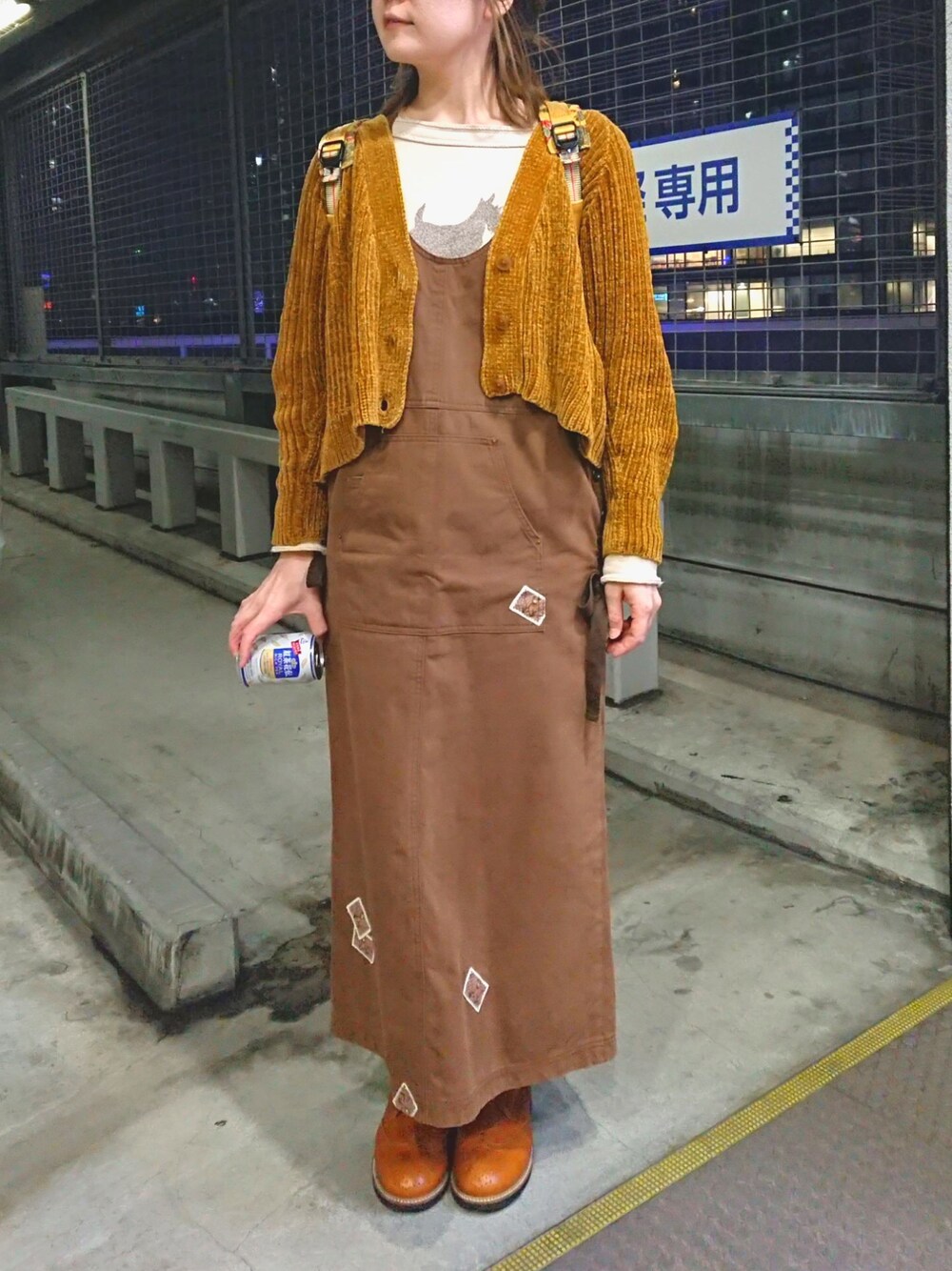 ico｜アツキオオニシのジャンパースカートを使ったコーディネート - WEAR