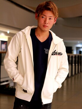 「バレンタインデートスタイル」｜大山凌さん（メンズ・174cm）の冬コーディネート
