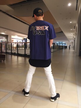 大山凌さん(メンズ・174cm)の春コーディネート