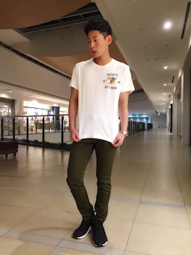 大山凌さん(メンズ・174cm)の夏コーディネート