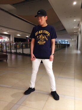 大山凌さん（メンズ・174cm）の夏コーディネート