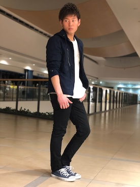 大山凌さん（メンズ・174cm）の春コーディネート