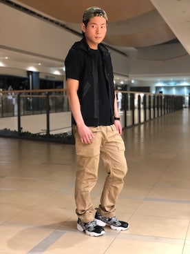 大山凌さん(メンズ・174cm)の春コーディネート