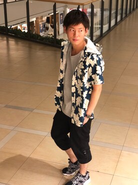 大山凌さん（メンズ・174cm）の春コーディネート