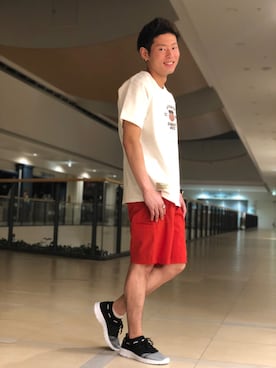 大山凌さん（メンズ・174cm）の夏コーディネート