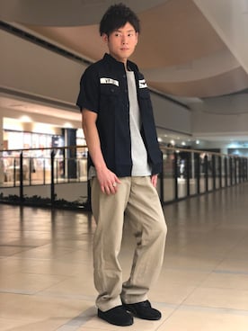 大山凌さん(メンズ・174cm)の夏コーディネート