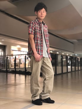 大山凌さん（メンズ・174cm）の夏コーディネート
