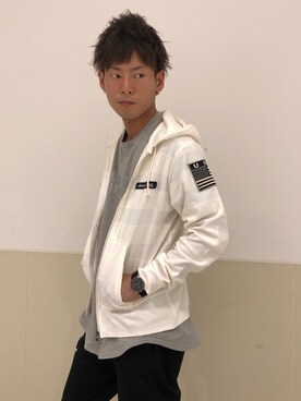 大山凌さん（メンズ・174cm）の夏コーディネート