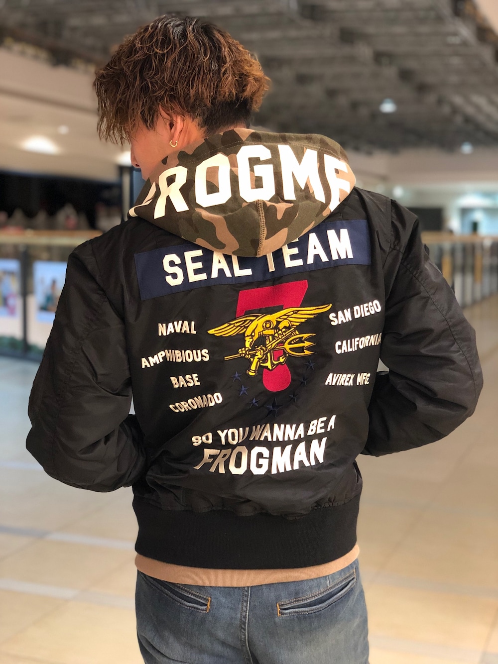 ライト MA-1 シールチーム7/LIGHT MA-1 SEAL TEAM 7/AVIREX