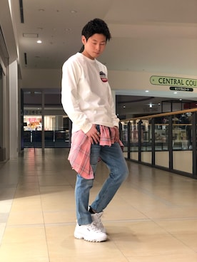 大山凌さん（メンズ・174cm）の春コーディネート