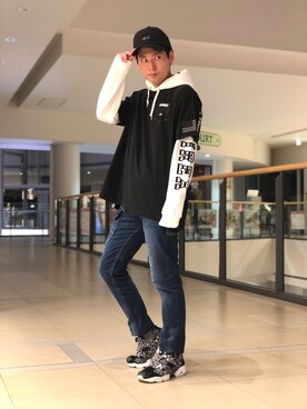 大山凌さん(メンズ・174cm)の春コーディネート