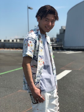 大山凌さん（メンズ・174cm）の春コーディネート