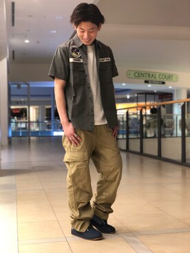 大山凌さん（メンズ・174cm）の夏コーディネート