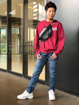 大山凌さん（メンズ・174cm）の秋コーディネート