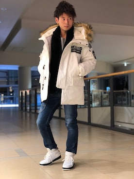 大山凌さん（メンズ・174cm）の秋コーディネート