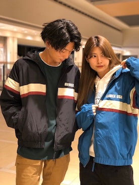 「お揃いコーデ」｜「アイテム（ジャケット/アウター）」を使った、大山凌さん（メンズ・174cm）の夏コーディネート