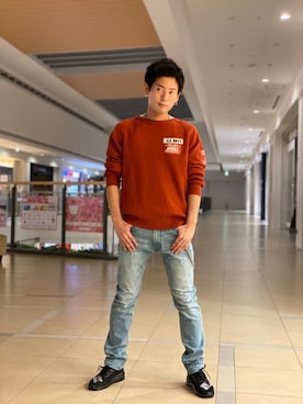 大山凌さん（メンズ・174cm）の秋コーディネート