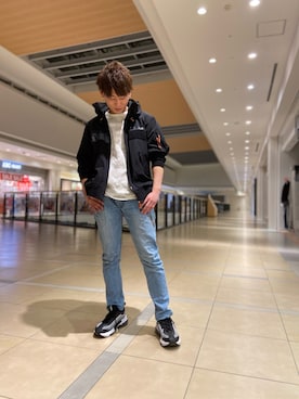 大山凌さん（メンズ・174cm）の冬コーディネート