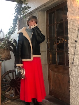 「アイテム（ピアス（両耳用））」を使った、oyukiさん（レディース・167cm・20代）の冬コーディネート