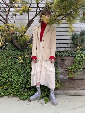 「Onyva（オニヴァ）のアイテム」を使った、oyukiさん（レディース・167cm）の冬コーディネート