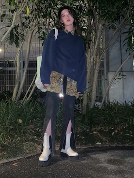 「JOHN LAWRENCE SULLIVAN（ジョンローレンスサリバン）のアイテム」を使った、oyukiさん（レディース・167cm）の春コーディネート