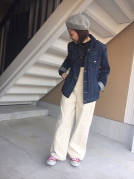 7co☺︎さん（レディース・157cm）の冬コーディネート