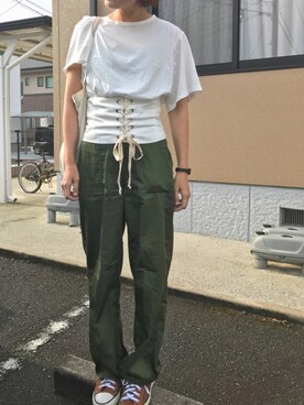 7co☺︎さん（レディース・157cm）の夏コーディネート