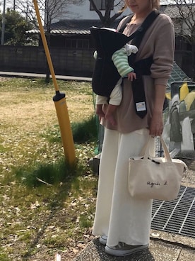 「ワッフル」｜7co☺︎さん（レディース・157cm）の春コーディネート