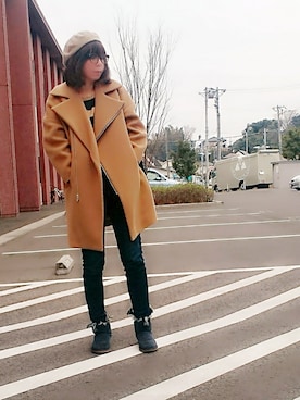 98mayuさん（レディース・157cm）の冬コーディネート