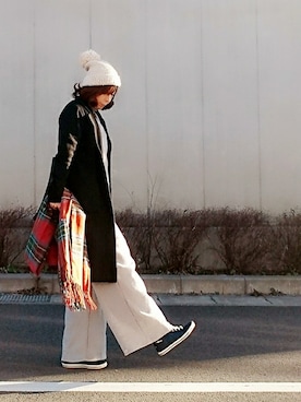 98mayuさん（レディース・157cm）の冬コーディネート