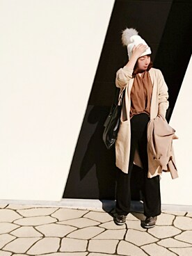 98mayuさん（レディース・157cm）の冬コーディネート