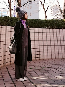 「Luz Llena (NEY)（ラズレナニー）のアイテム（帽子）」を使った、98mayuさん（レディース・157cm）の春コーディネート