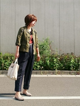 98mayuさん（レディース・157cm）の春コーディネート