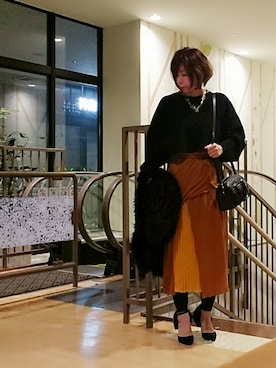 98mayuさん（レディース・157cm）の冬コーディネート