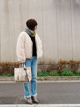 98mayuさん（レディース・157cm）の冬コーディネート