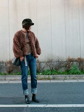 98mayuさん（レディース・157cm）の冬コーディネート