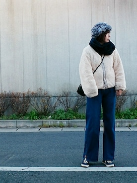 98mayuさん（レディース・157cm）の冬コーディネート