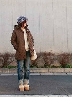 「SHEPHERD（シェパード）のアイテム」を使った、98mayuさん（レディース・157cm）の冬コーディネート