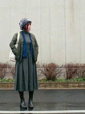 98mayuさん（レディース・157cm）の冬コーディネート