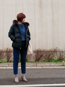 98mayuさん（レディース・157cm）の冬コーディネート