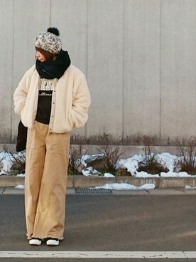 98mayuさん（レディース・157cm）の冬コーディネート